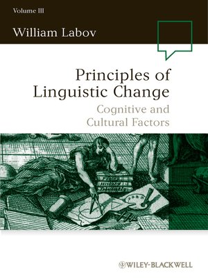 cover image of Principles of Linguistic Change, Cognitive and Cultural Factors